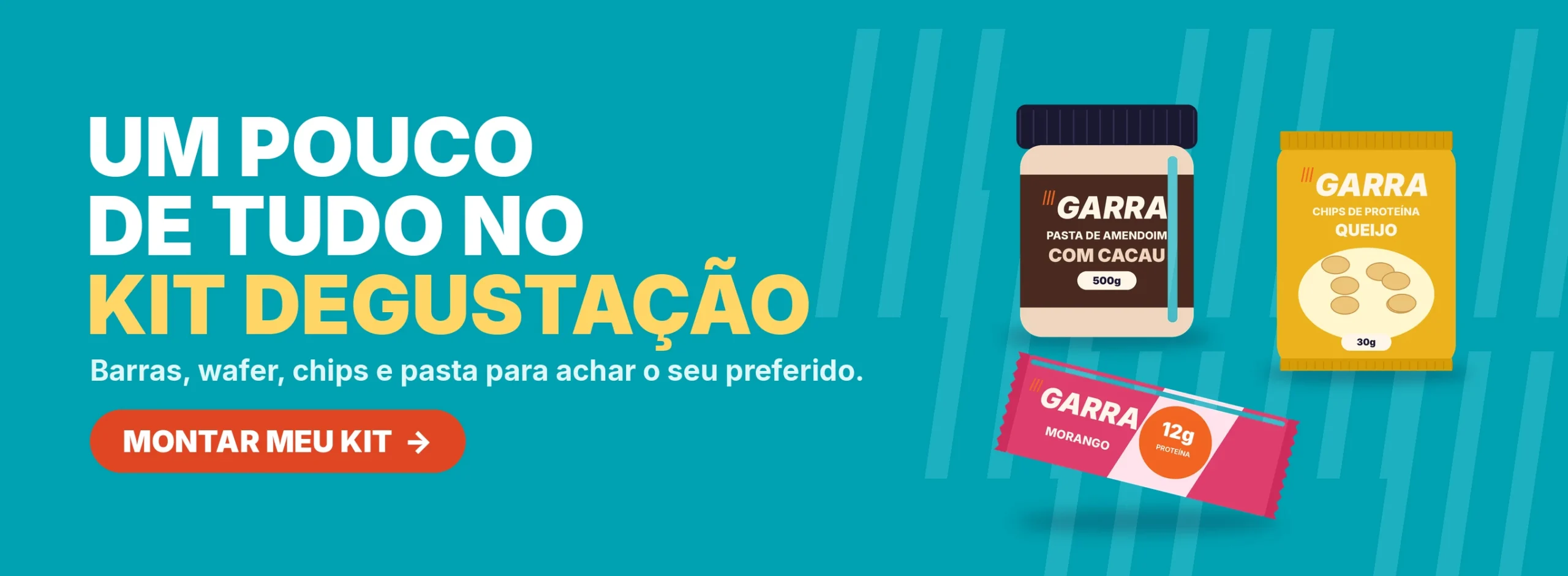 Um pouco de tudo no kit degustação