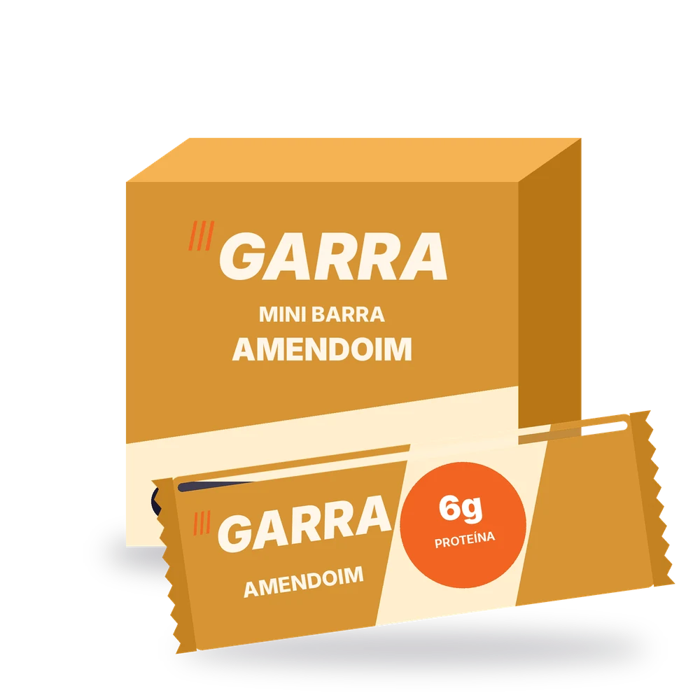 Mini Barra — caixa com 20 — Amendoim