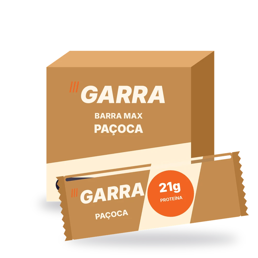 Barra Max 21 g — caixa com 12 — Paçoca