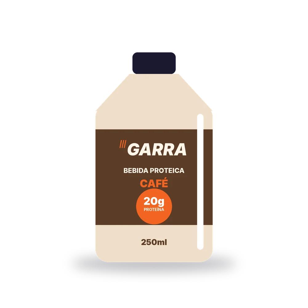 Bebida Proteica 250 ml — pack com 6 — Café